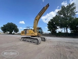 Used Excavator in yard